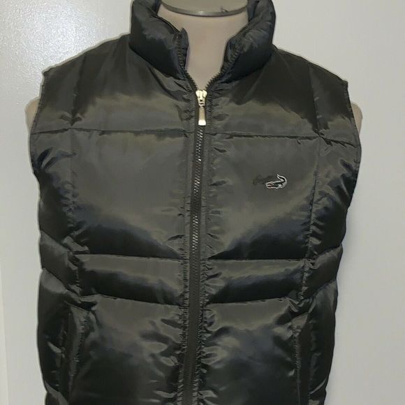 Duck Feather Puffer Vest by Crocodile Dk Green Lg - Picture 1 of 8